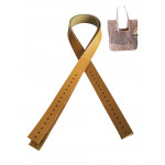 Gerçek Deri Nez Sap 63x2 cm Hardal Sarı Renk Gerçek Deri Nez Sap 63x2 cm Hardal Sarı Renk