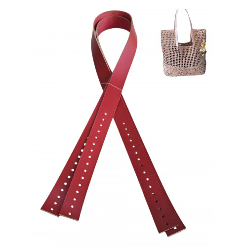 Gerçek Deri Nez Sap 63x2 cm Kırmızı Gerçek Deri Nez Sap 63x2 cm Kırmızı