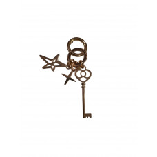 Anahtarlı Metal Sarkaç Süs  Gold Renk 
