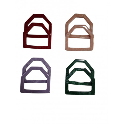 Akrilik Çift Sap 11x12 cm Seçenekli