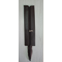 Suni Derili Fermuar 28 cm Kahve Renk Suni Derili Fermuar 28 cm Kahve Renk