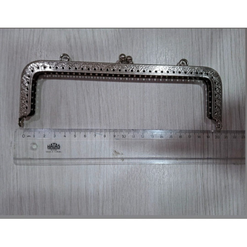 20Cm Gümüş Renk Metal Klips