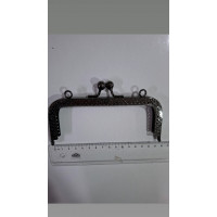 Dikdörtgen Çanta Klipsi 15 cm Antrasit Renk Dikdörtgen Çanta Klipsi 15 cm Antrasit Renk