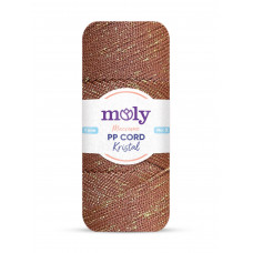 Moly PP Kristal Simli Polyester İp Kahve Renk No:205