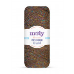 Moly PP Kristal Simli Polyester İp Kahve Renk No:1205