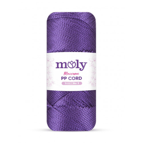 Moly PP Cord Macrome No3 Kod:142 Mor