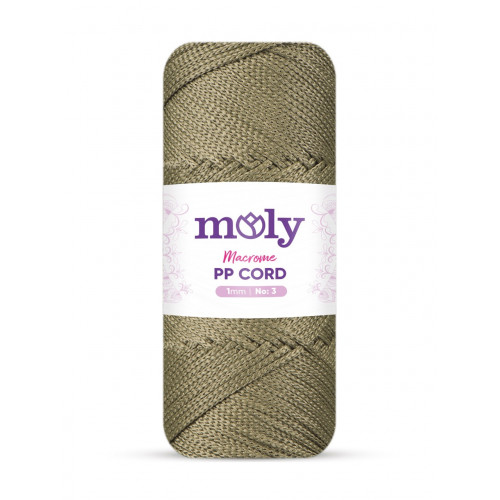 Moly PP Cord Macrome No3 Kod:192 Haki