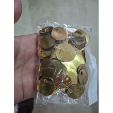 Gold Renk Pul 20mm 40 Gram