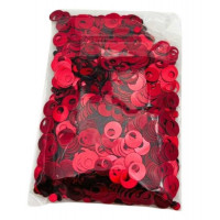 Kırmızı Renk Pul 10 mm 40 Gram Kırmızı Renk Pul 10 mm 40 Gram