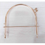 Tutma Saplı Metal Klips Light Gold 20x22 cm