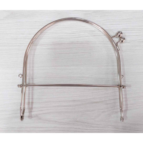 Tutma Saplı Metal Klips Gümüş Renk 20x22 cm Tutma Saplı Metal Klips Gümüş Renk 20x22 cm