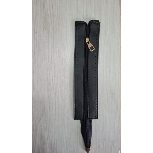 Suni Derili Fermuar 28 cm Siyah Renk Suni Derili Fermuar 28 cm Siyah Renk