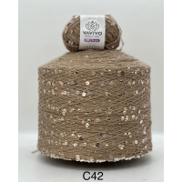 Vavivo Pullu İp Vizon Renk Vavivo Pullu İp Vizon Renk